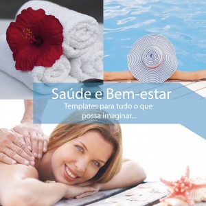 xartões de visita saúde e bem-estar