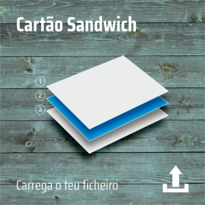 Cartão de visita sandwich