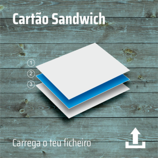 Cartão de visita sandwich