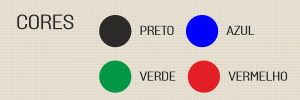 Cores disponíveis