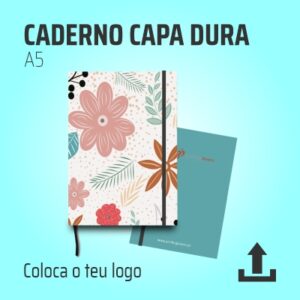 Caderno A5 de Capa Dura