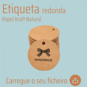 Etiquetas em pepel kraft