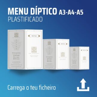 Menu díptico