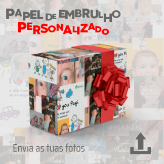 Papel de embrulho personalizado