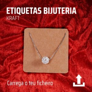 Etiquetas para bijuteria kraft