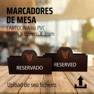 Marcadores de mesa