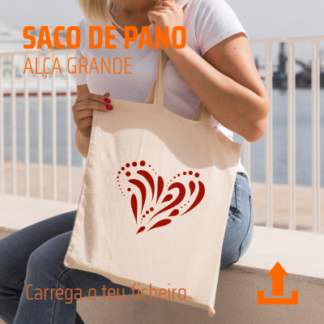 Saco de pano em algodão