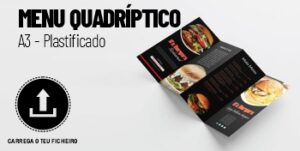 Menu quadríptico